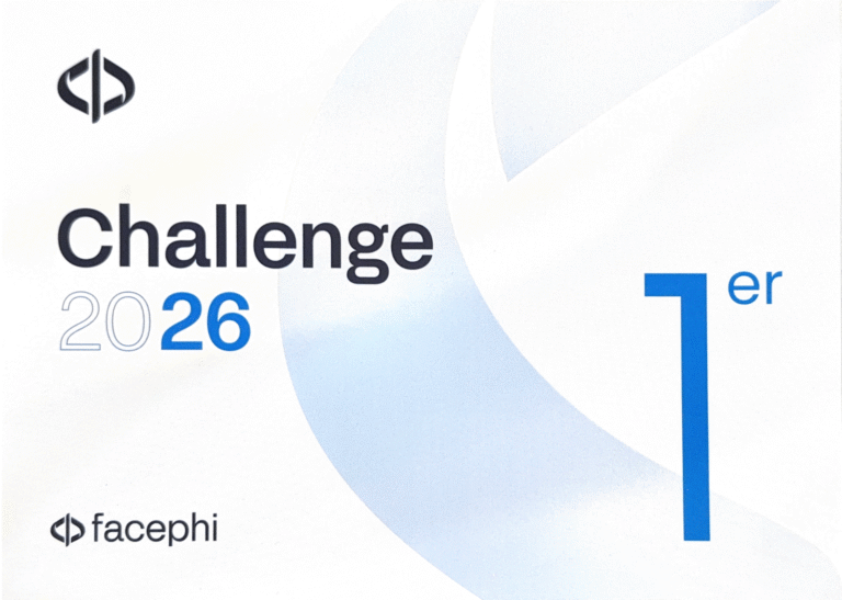 FacePhi Challenge 2026 certificate, 1st place