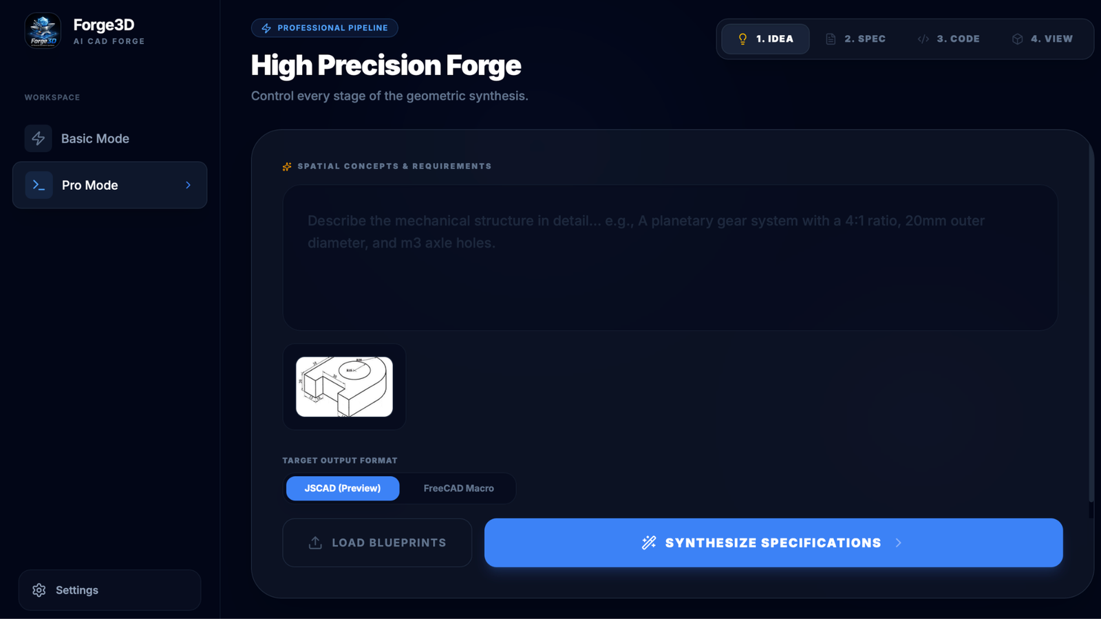 AI analyzing the sketch