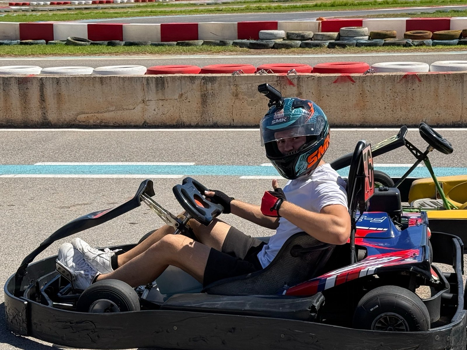 Go-karting on track