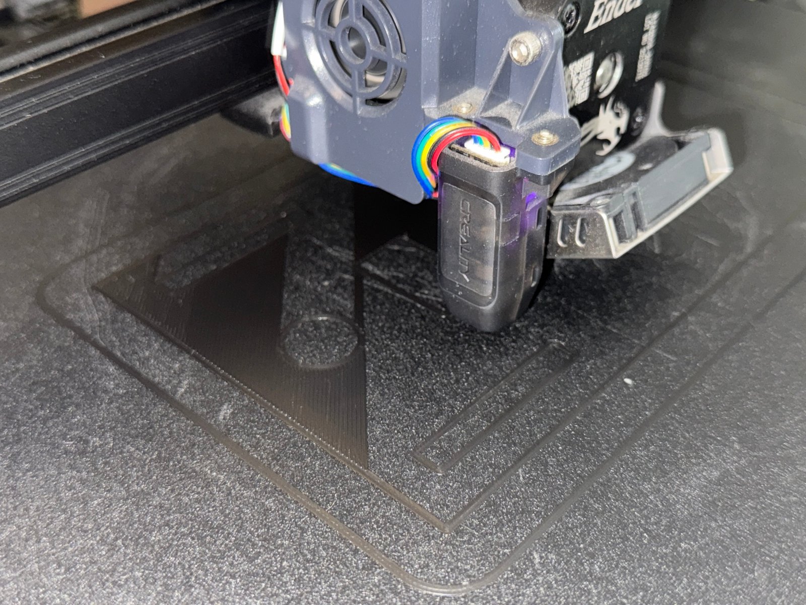 VisionBox enclosure 3D printing in PLA
