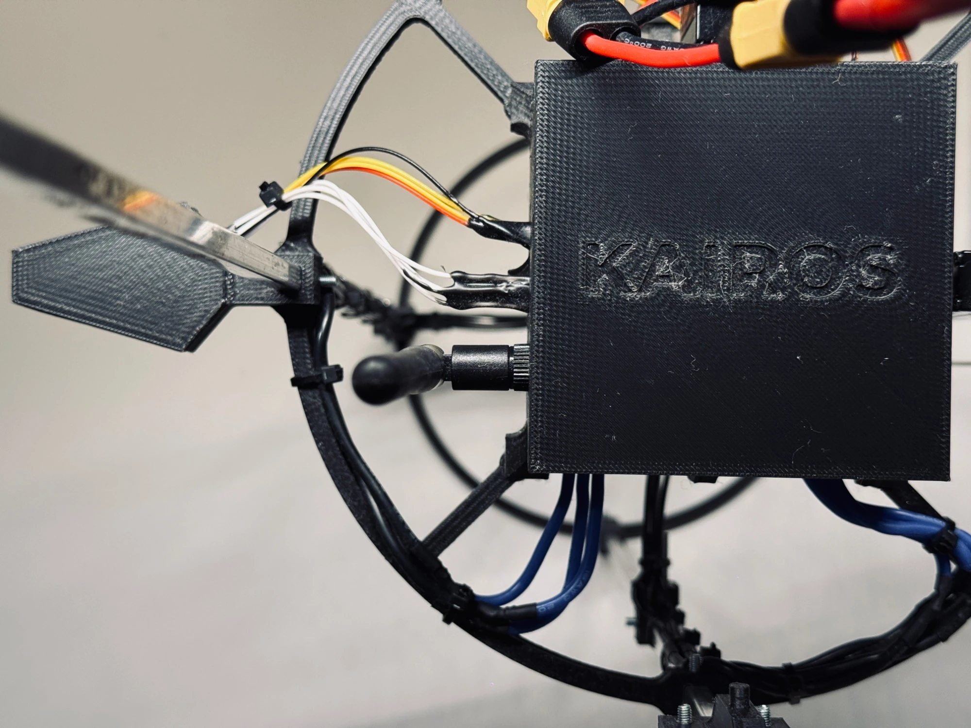 KAIROS enclosure close-up on the AISHIP V3 frame